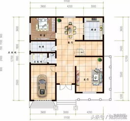 长11米宽8米房屋设计图纸,长11米宽8米房屋设计图纸一层